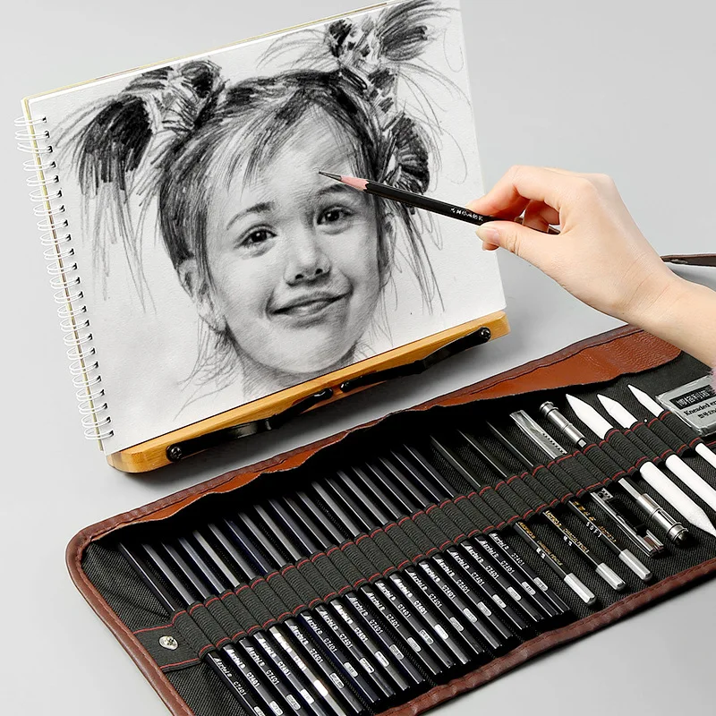 29 ピース絵画初心者スケッチ鉛筆セットプロフェッショナルキット防水素材耐久性のある摩耗学用品