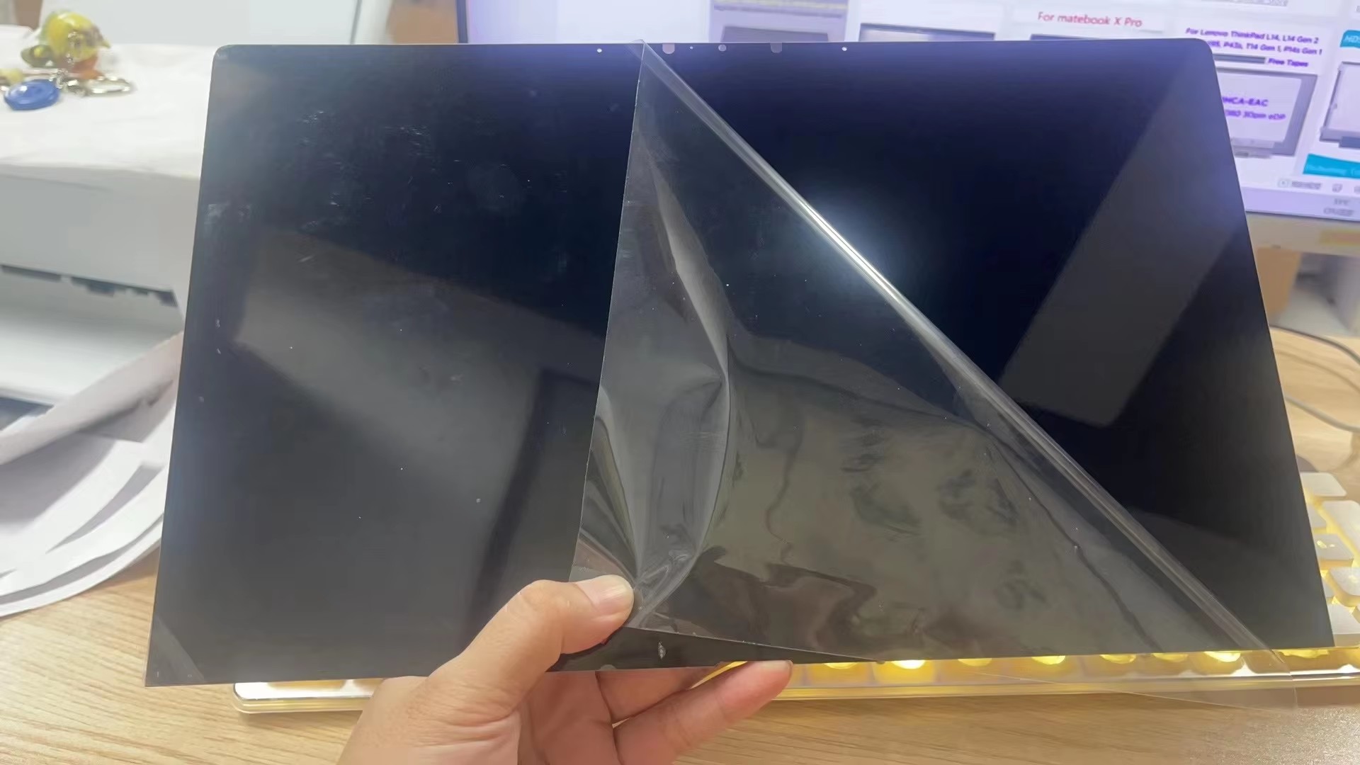 Asus ZenBook 14 UX433 U4300 UX433F UX433FN UX434 UX434F 液晶 LED ディスプレイマトリックス画面アセンブリ 1920X1080 FHD 交換