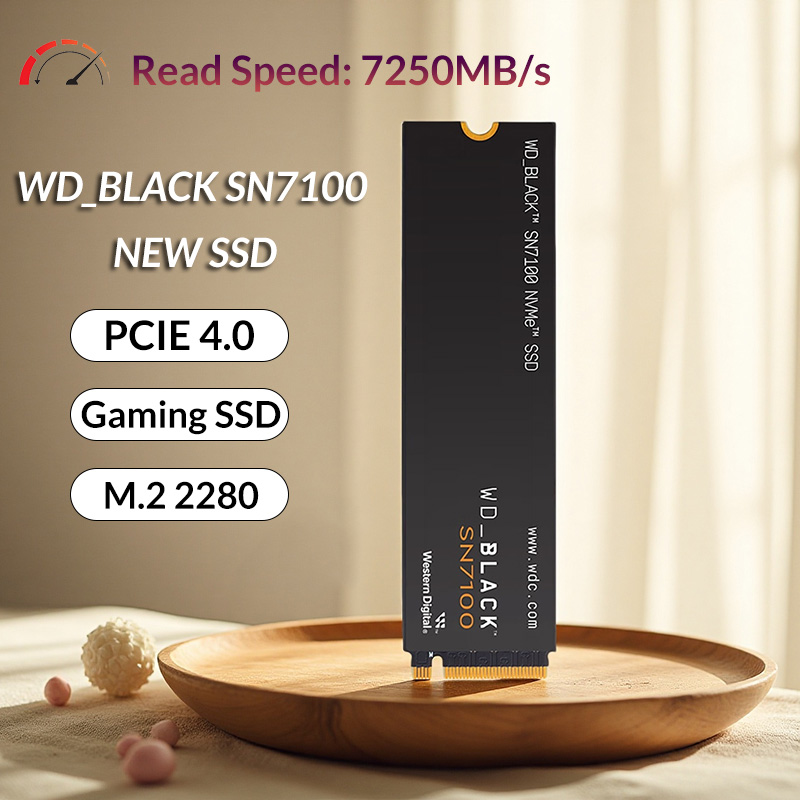 Western Digital SSD SN7100 1TB 2TB 4TB M.2 2280 NVMe 読み取り最大 7250MBs PCIe Gen 4.0x4 ソリッド ステート ドライブ コンピュータ PS5 用
