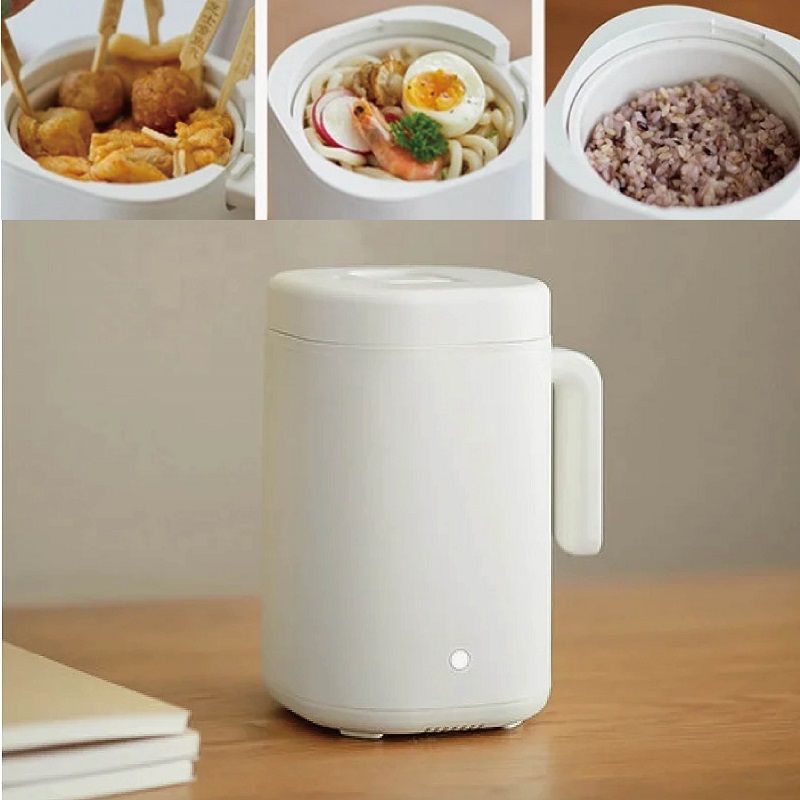 800 ミリリットル炊飯器多機能セラミックノンスティック高速電気調理鍋ポータブルミニ電気弁当箱 1 〜 2 人用 220V