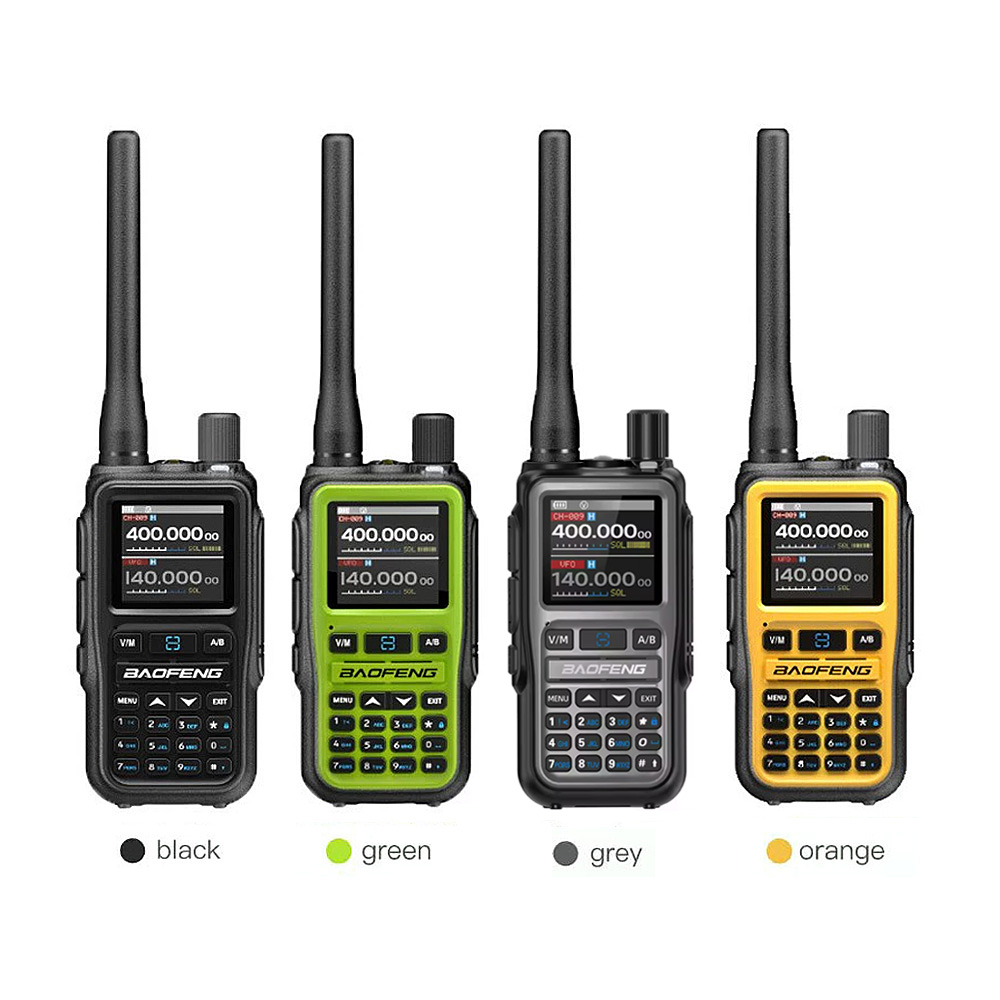 baofeng uv5r ミニトランシーバー UV-5R ミニ 1.44 "TFT 大画面双方向ラジオ AM FM VHF UHF マルチバンド BT ​​読み取り/書き込みラジオ