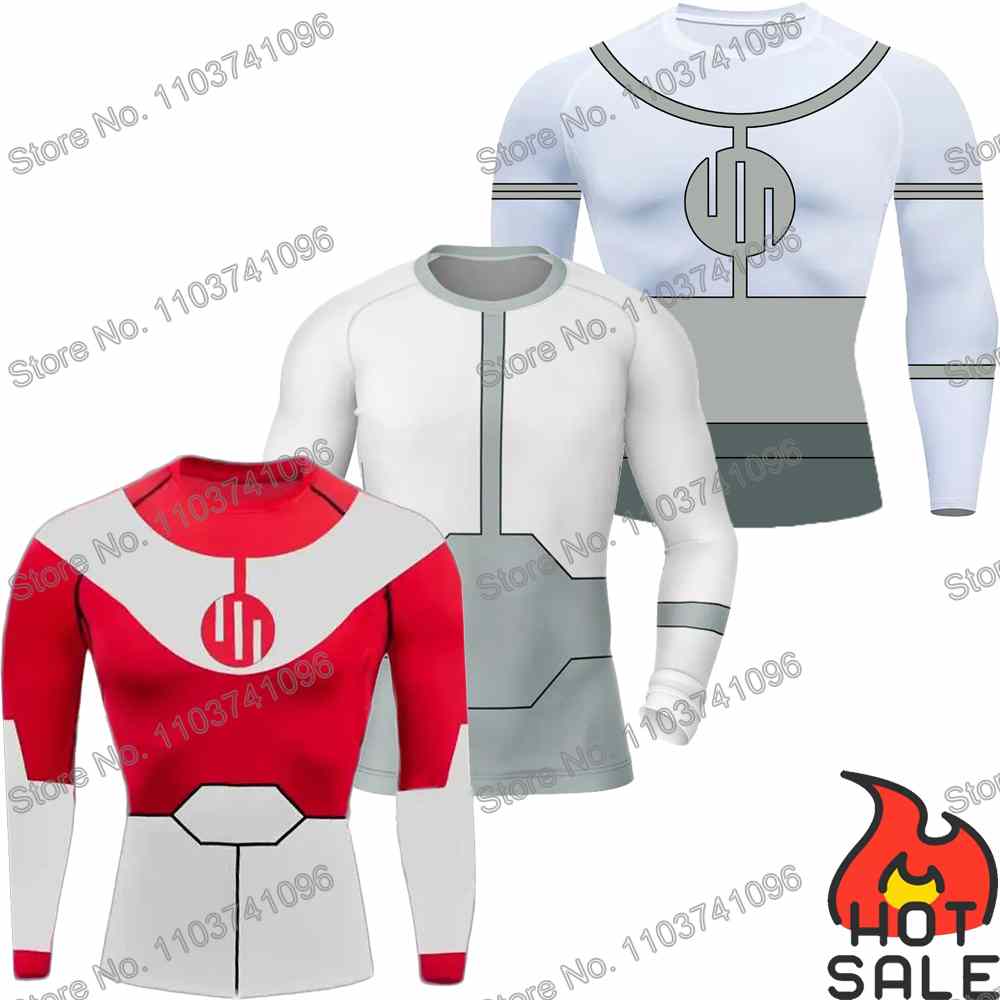 無敵ラッシュガードダイビング Tシャツパンツ BJJ ボクシング MMA 水着男性夏長袖サーフ服女性ジムトップススポーツ