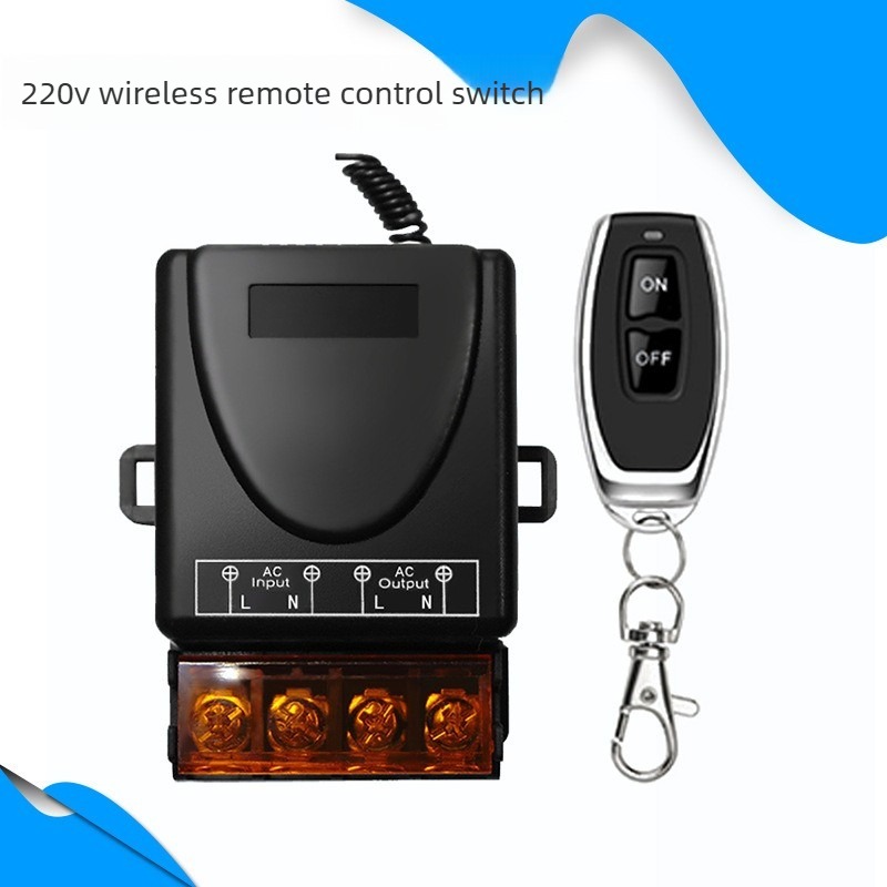 220V ワイヤレスリモートコントロールスイッチ、ウォーターポンプモーター用 10A 高耐久 RF レシーバーモジュール