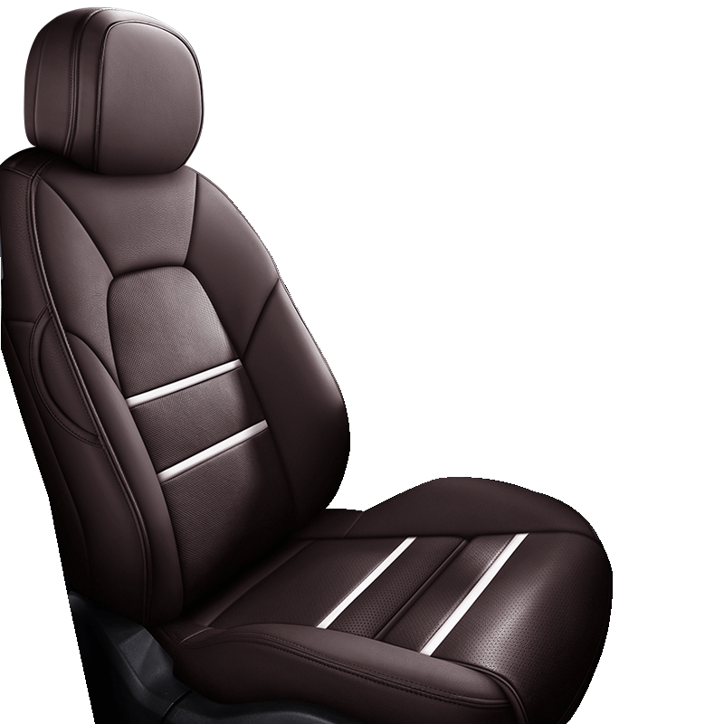1 個ドライバーナッパレザーカスタムカーシートカバー双竜レクストン 2011 防水インテリアアクセサリー