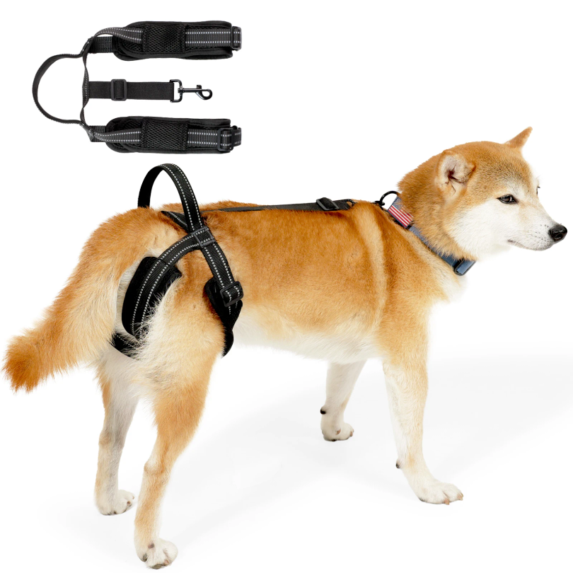 犬用ドッグスリング 後肢サポート 犬用スリング リフトハーネス 後肢リハビリテーション用 強力サポート 調節可能なストラップ