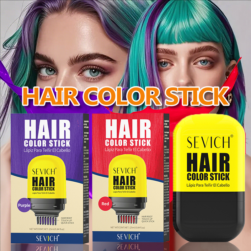 ヘアカラースティック一時的なヘアカラーヘアチョークペンヘアカラーチョーク洗える使い捨て染料フェスティバルハロウィンパーティー用