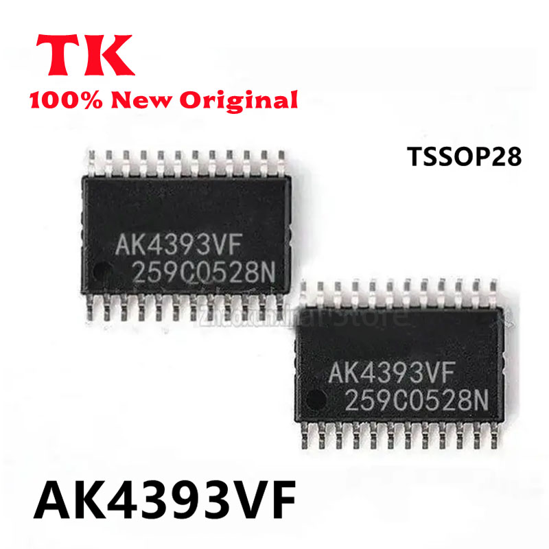 (1 ピース-10 ピース/ロット) 100% 新オリジナル AK4393VF AK4393 AK4393VF-E2 TSSOP28 チップセット在庫 100% 品質