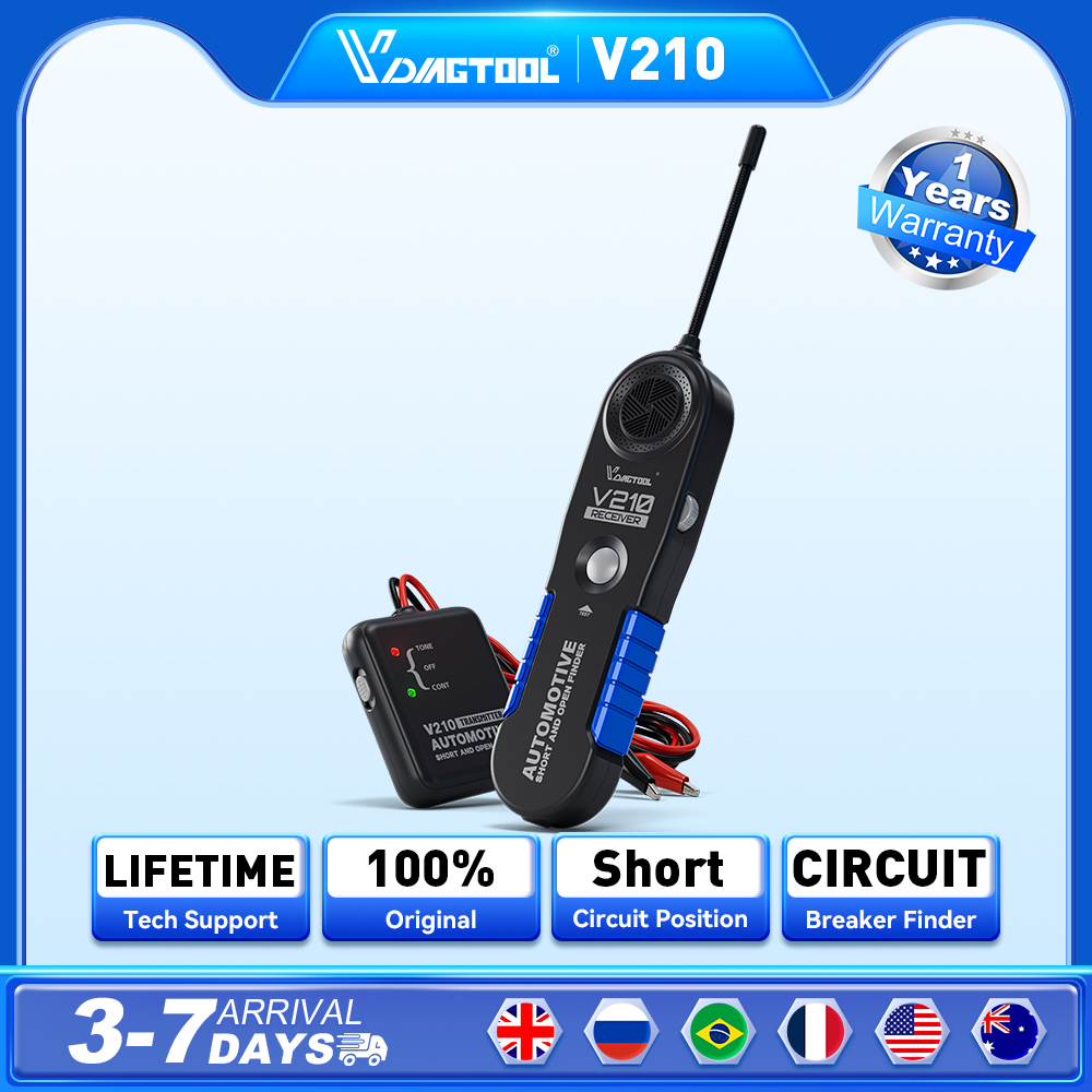 VDIAGTOOL V210 車載用回路テスター 6V-42V オープン