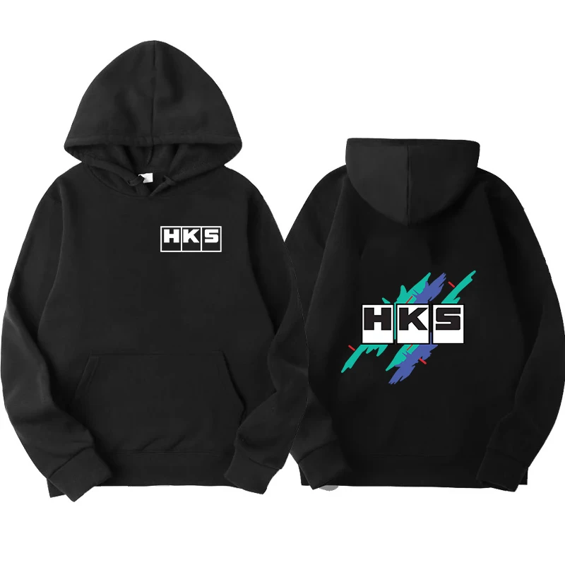 HKS ENDLESS パーカー メンズ レディース プリントパーカー ゆったり カジュアル パーカー 男女兼用 長袖パーカー