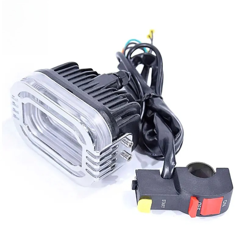 Surron Light Bee LED 舗装ライトヘッドライト修正ヘッドライト非破壊取り付け取り付けブラケットとスイッチ付き