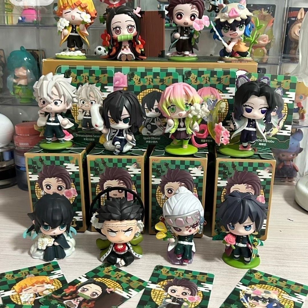 2026 炭治郎竈門禰豆子デーモンスレイヤーアニメ漫画フィギュアブラインドボックスクリエイティブパーソナライズされた像飾りサプライズギフトボックス