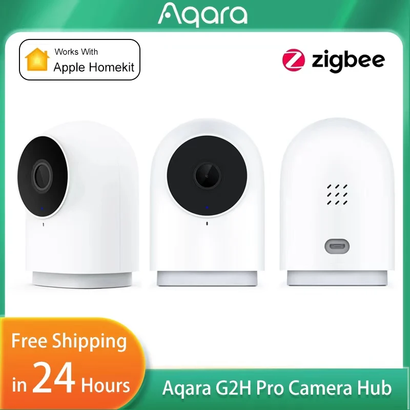 Aqara G2H Pro スマートカメラゲートウェイハブエディション Zigbee 3.0 1080P HD ナイトビジョンモバイルモニターカメラ Apple Homekit APP 用