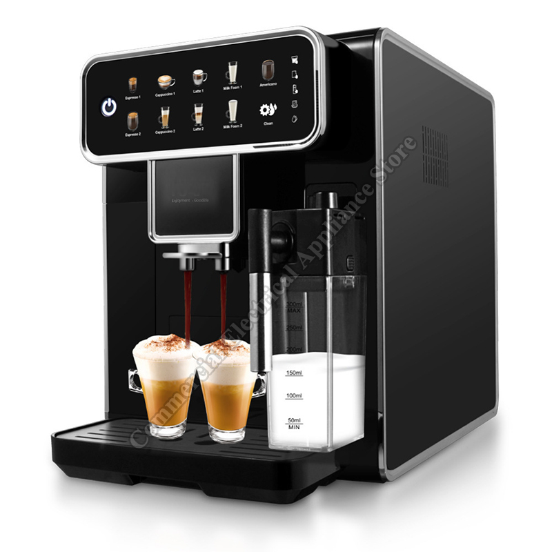 全自動コーヒーマシン統合 DIY ラテフラワー描画ポンピング家庭用小型イタリアスチームミルク発泡