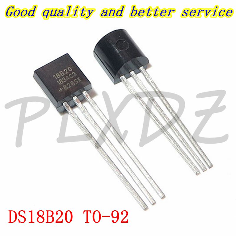 5-100 個 DS18B20 DS18B TO-92 チッププログラマブルデジタル温度計温度センサー温度取得 18B20