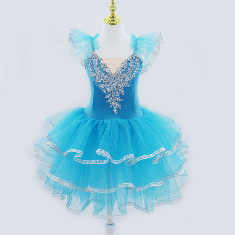 チュチュバレエドレス子供夏のステージ服女の子の衣装 Vestidos ファッションダンス衣装プリンセスガールズドレス子供の日