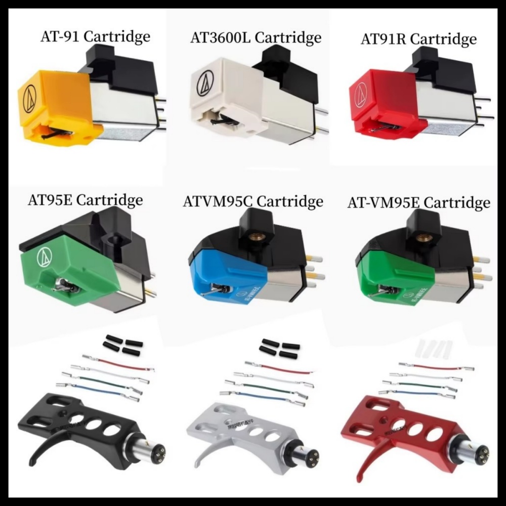 オーディオテクニカ MM カートリッジ/カートリッジブラケット AT-3600L AT3600L AT91 AT91R AT95E ATVM95E ATVM95C LP ビニールレコードプレーヤーカートリッジ