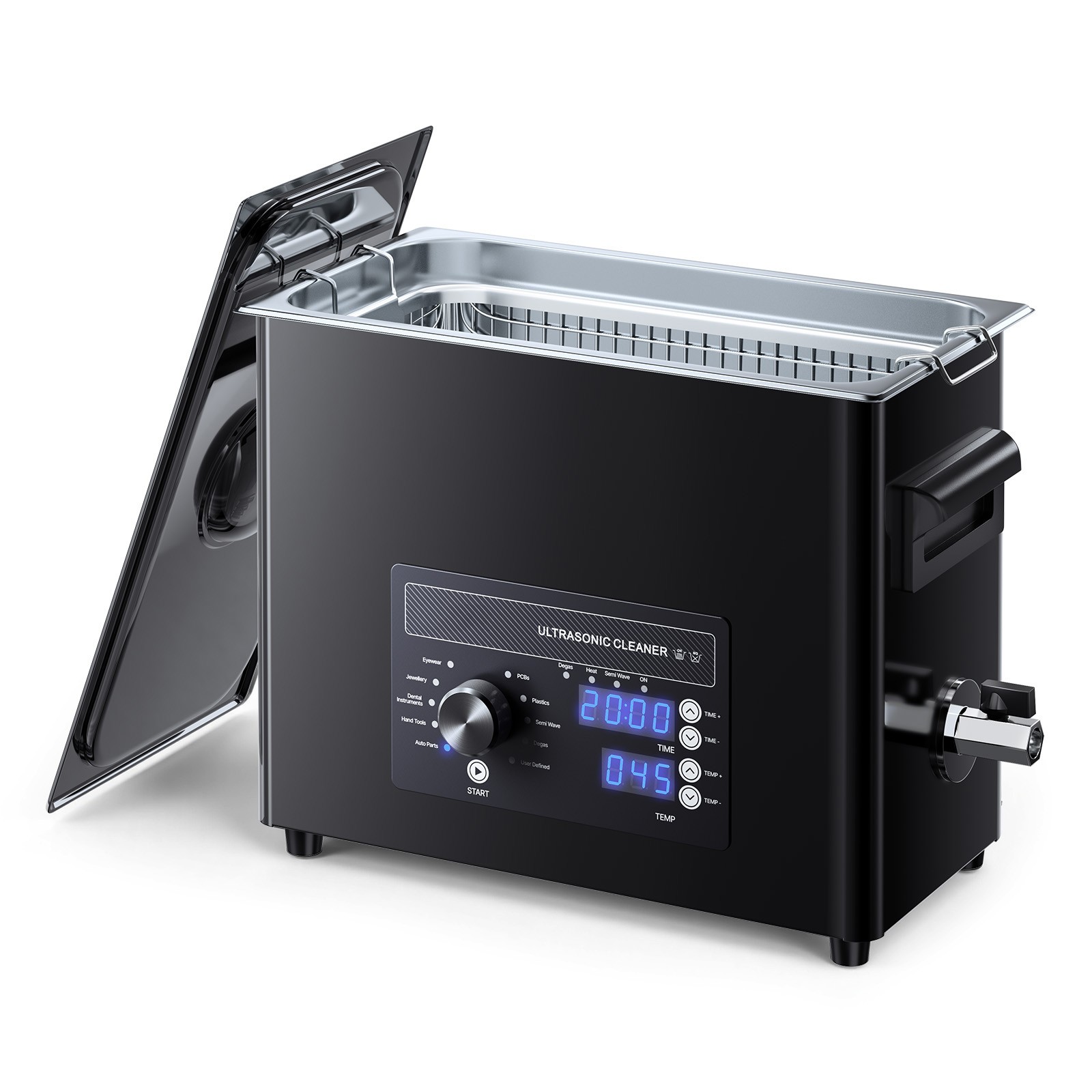 10L 超音波クリーナー洗浄機デジタル調節可能なノブ制御