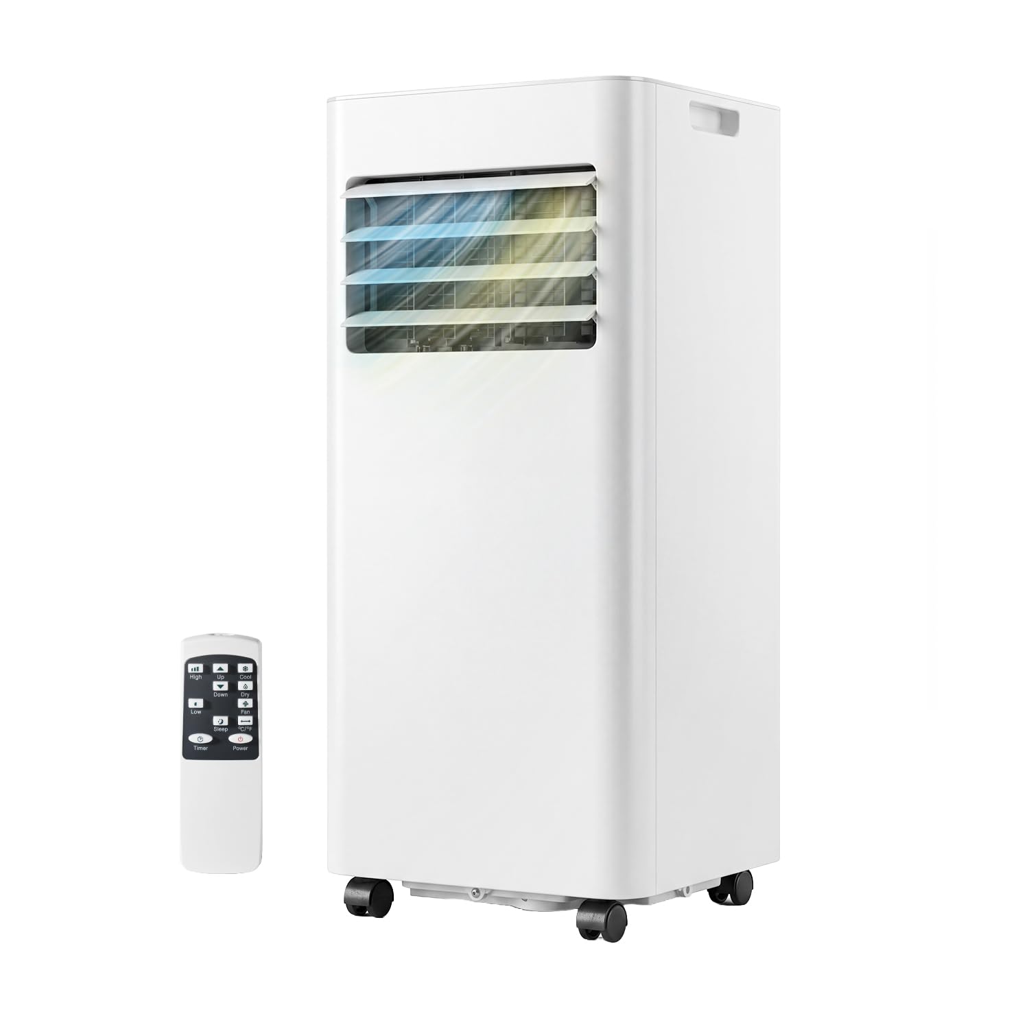 10000BTU ヒーター付きポータブルエアコン、冷却付き 4-in-1 ポータブル AC ユニット