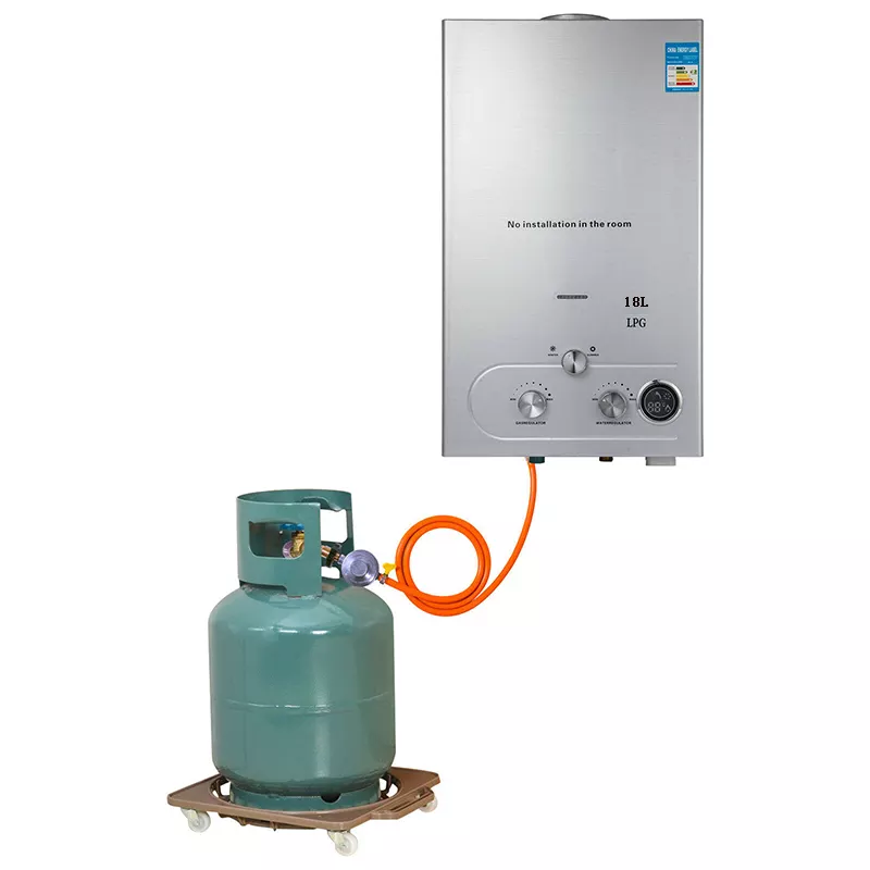36KW プロパンタンクレス給湯器 -18L LPG インスタント温水ボイラー (4.8GPM 流量、家庭用)