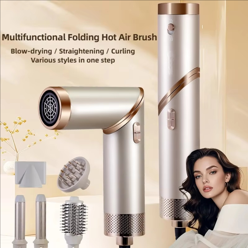 5 in 1 ハンドル折りたたみヘアドライヤーポータブル多機能家庭用ヘアドライヤーマイナスイオンヘアケアヘアアイロンパーソナルスタイリング