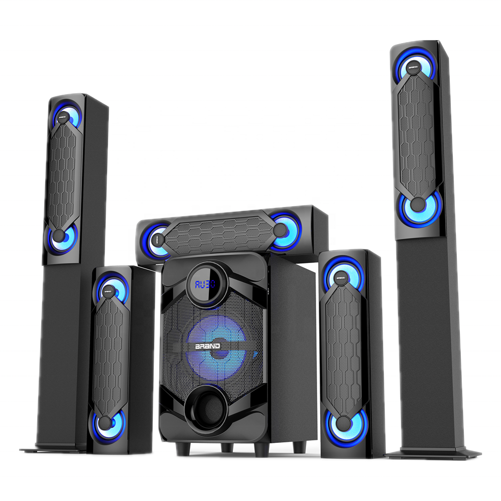 TK-1201 マルチメディアスピーカー 2.1/3.1/5.1 ホームシアターシステムスピーカーシステム BT/FM/USB/MP3/SD/リモート Rontrol