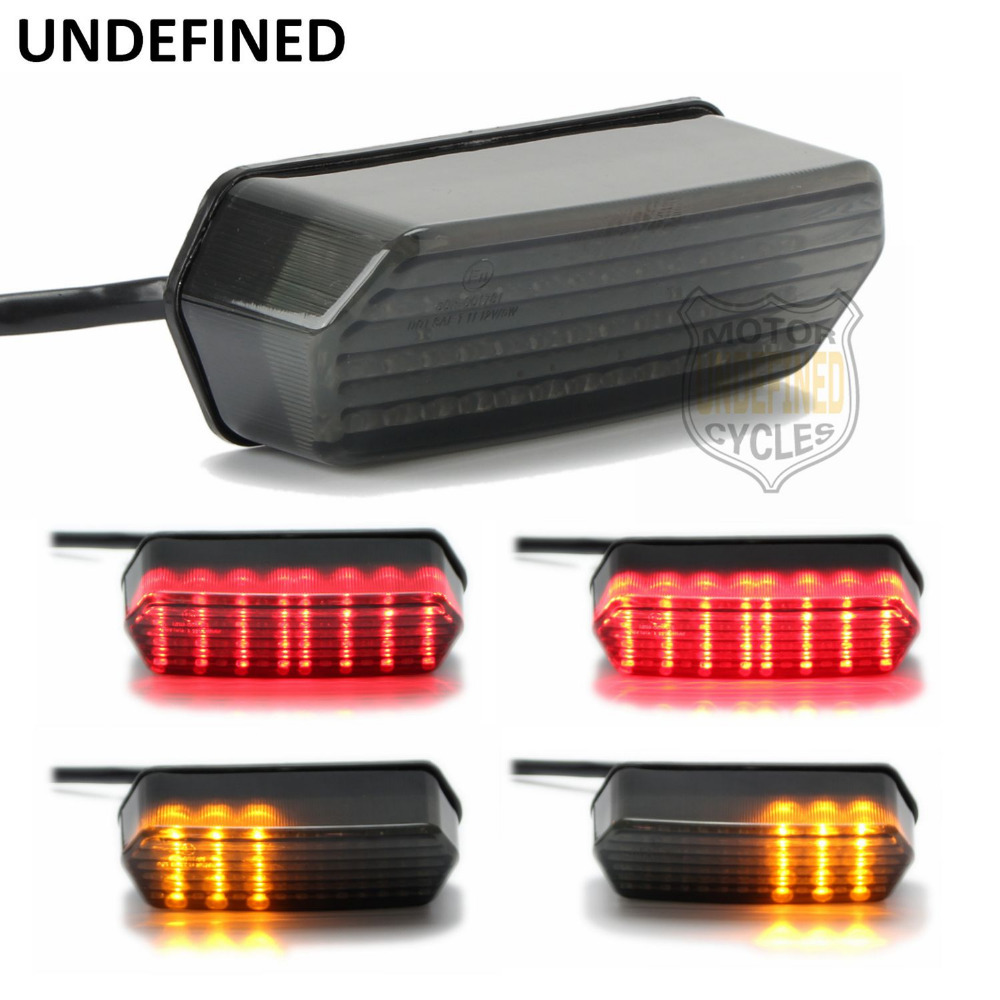 オートバイアクセサリーテールライト煙統合 LED テールブレーキ停止ターンシグナルライトホンダ Grom 125 MSX 2014-up