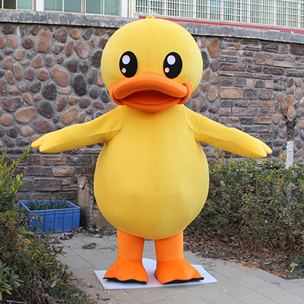 大人のアヒルチキンマスコット衣装コスプレアニメ漫画人形パフォーマンス小道具
