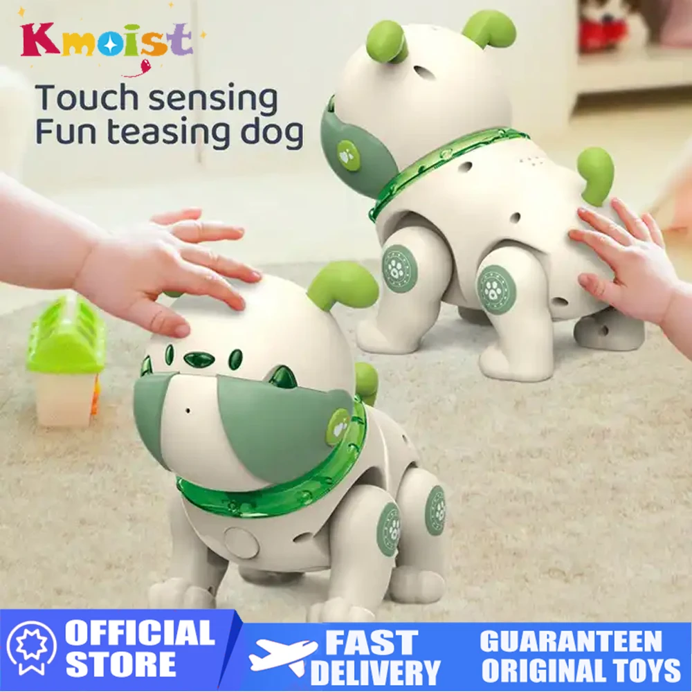 インテリジェントプログラム可能なおもちゃ Rc ペット子供のおもちゃインタラクティブ音声とタッチセンシングダンス音楽リモコン漫画ロボット犬