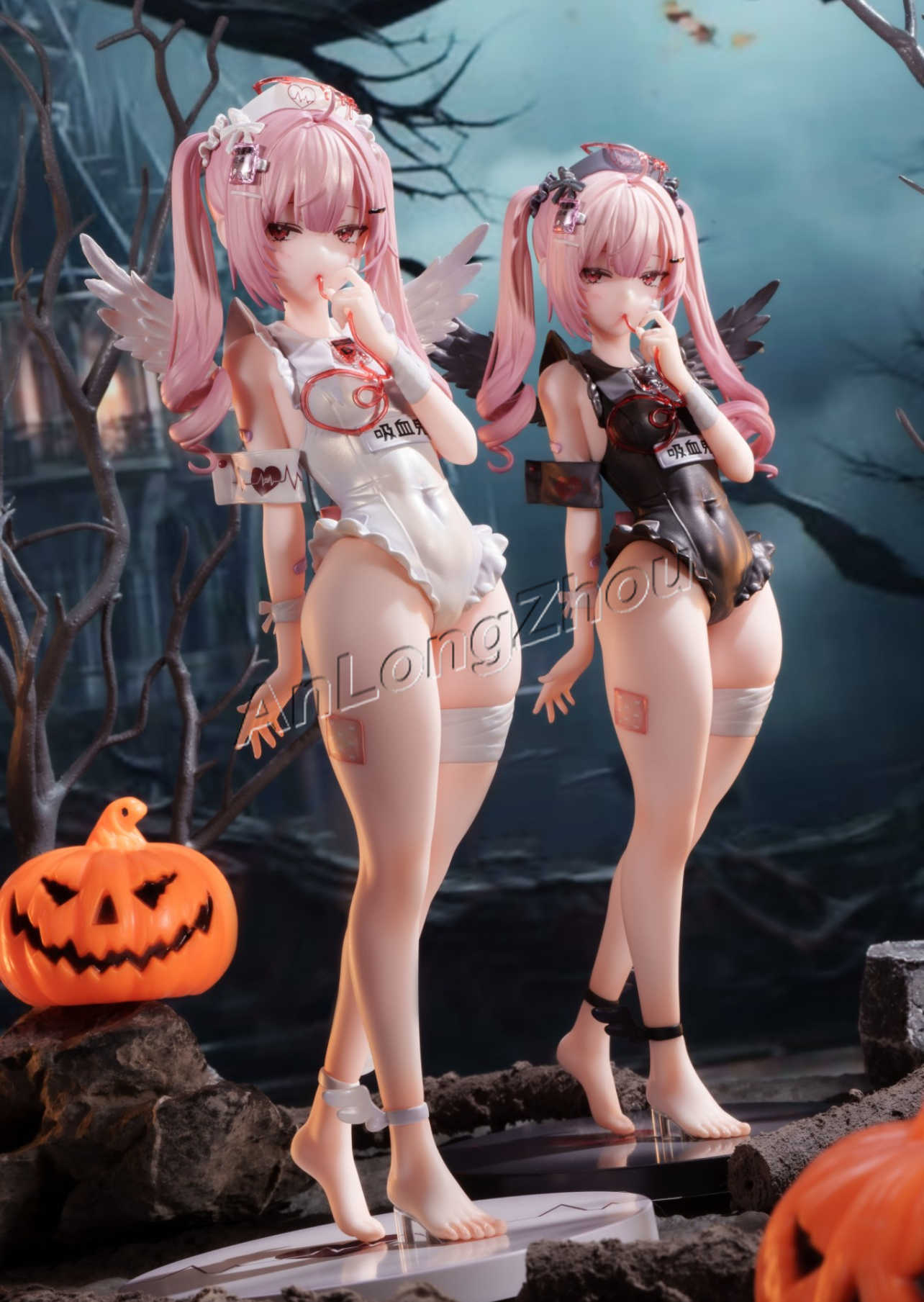 アニメナースフィギュア - 月光恋人かわいい 2D 女の子グッズモデルデスク装飾アクションフィギュア