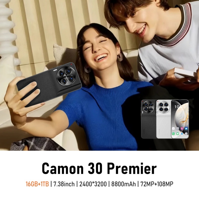 Camon 30 プレミア 50 108MP 4G/5G クアルコム 888 10 コア 22 グラム 2TB 携帯電話スマートフォングローバルバージョン 6800mAh Android 携帯電話 X24