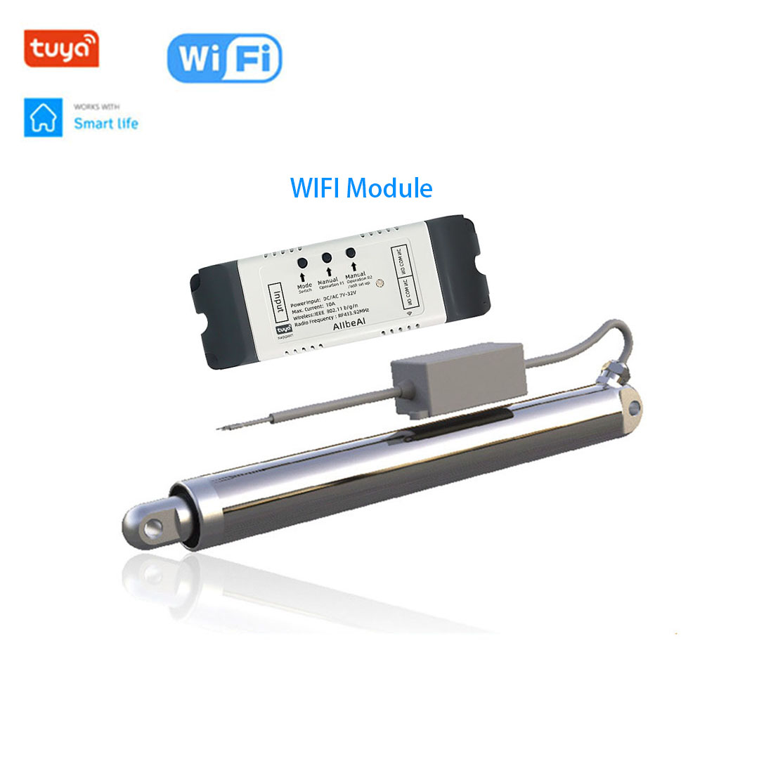 スマートウィンドウ Tuya WiFi コントローラーキット防水 IP66 最大負荷 500N 7mm/s 制限電流保護ボートドアテント開閉