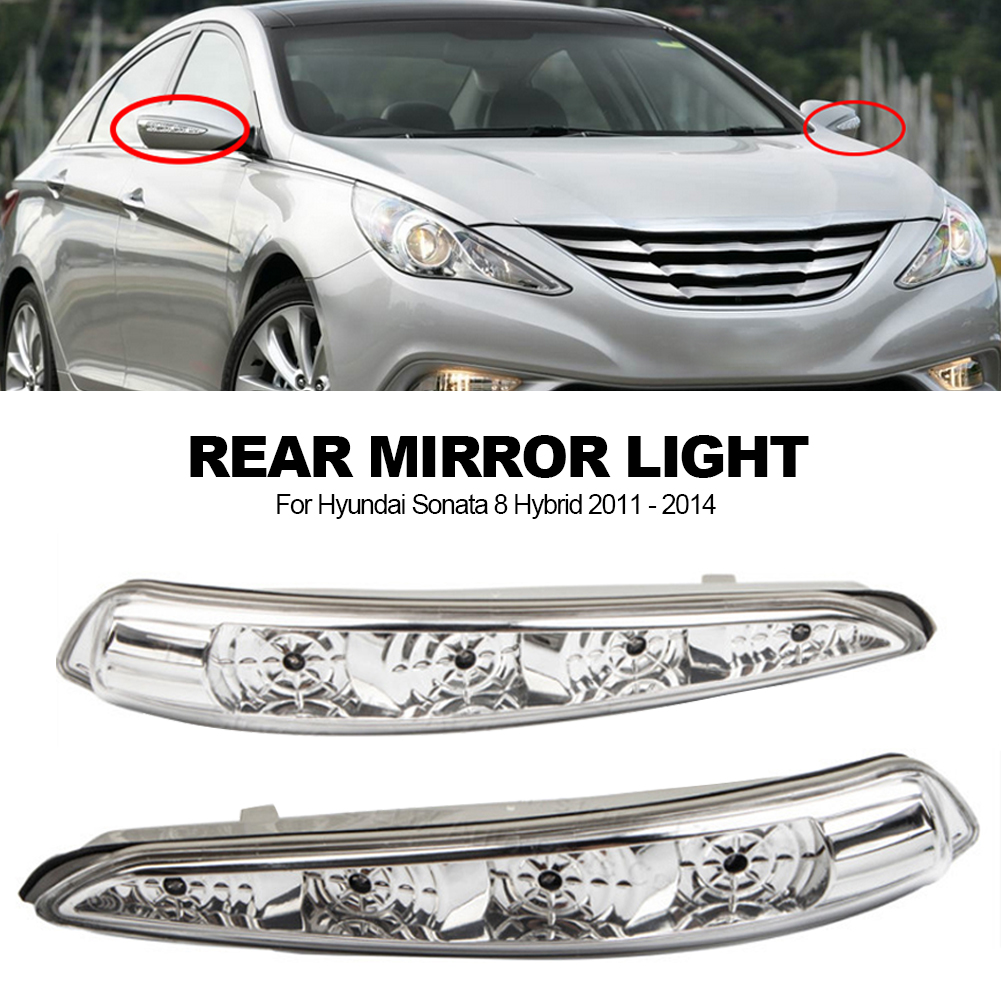 サイドミラーライトランプヒュンダイソナタ 8 2011 2012 2013 2014 LED バックミラー回転信号光