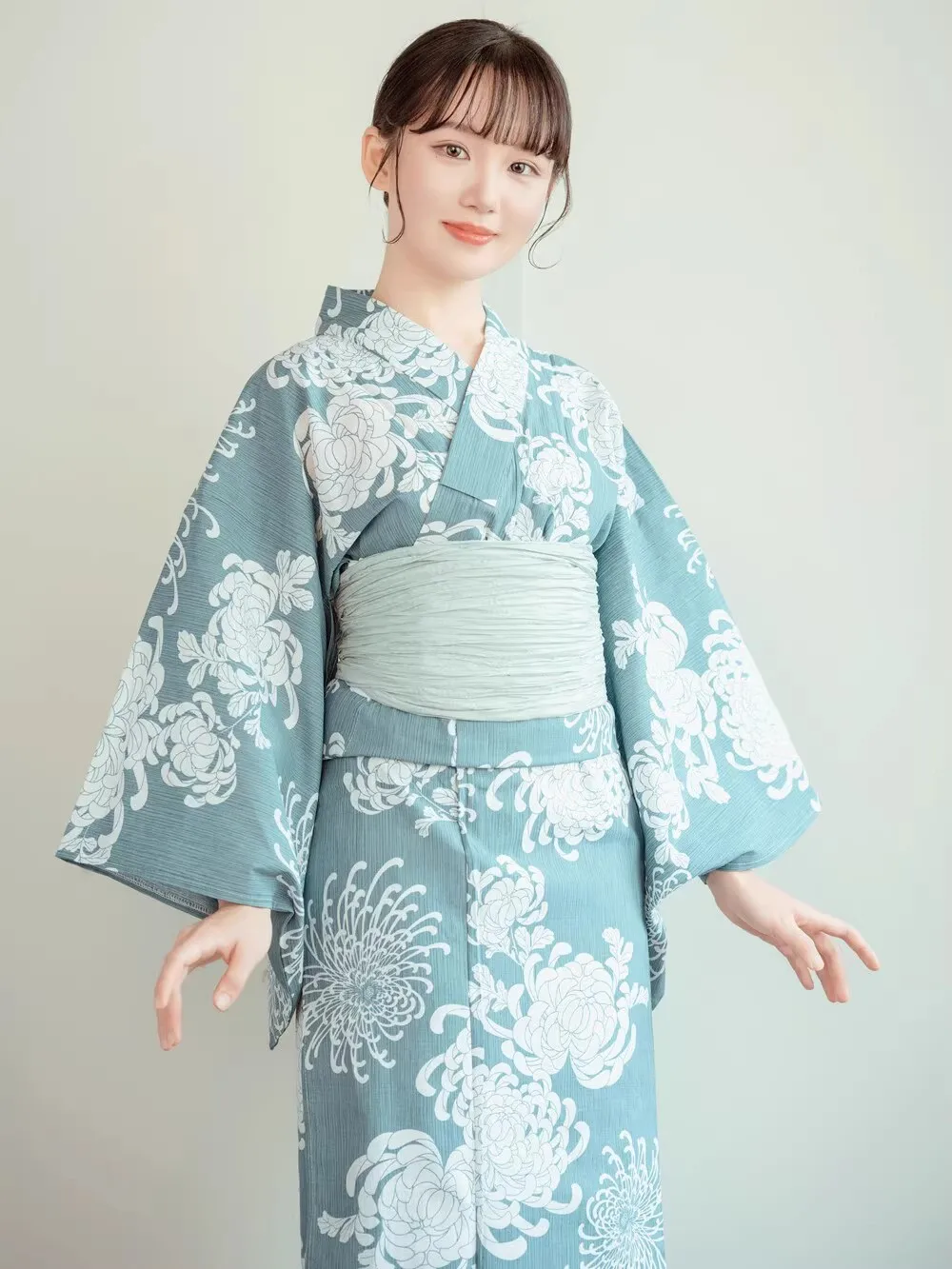 新しい日本の浴衣女性の伝統的なスタイル綿の質感旅行ポートレート服 163 センチメートル長さフリーサイズ