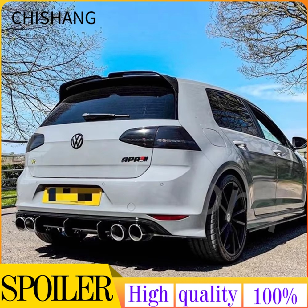 フォルクスワーゲン VW ゴルフ 7 7.5 TSI TDI GTI GTD GTE R MK7 13 14 15 16 17 18 19 リアルーフトランクリッド車のスポイラーウイングアクセサリー