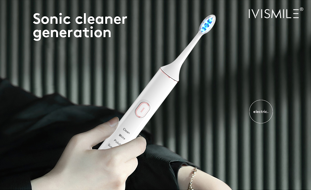 IVISMILE 歯科口腔ケアプライベートラベル歯ホワイトニング LED キット電動歯ブラシ付き