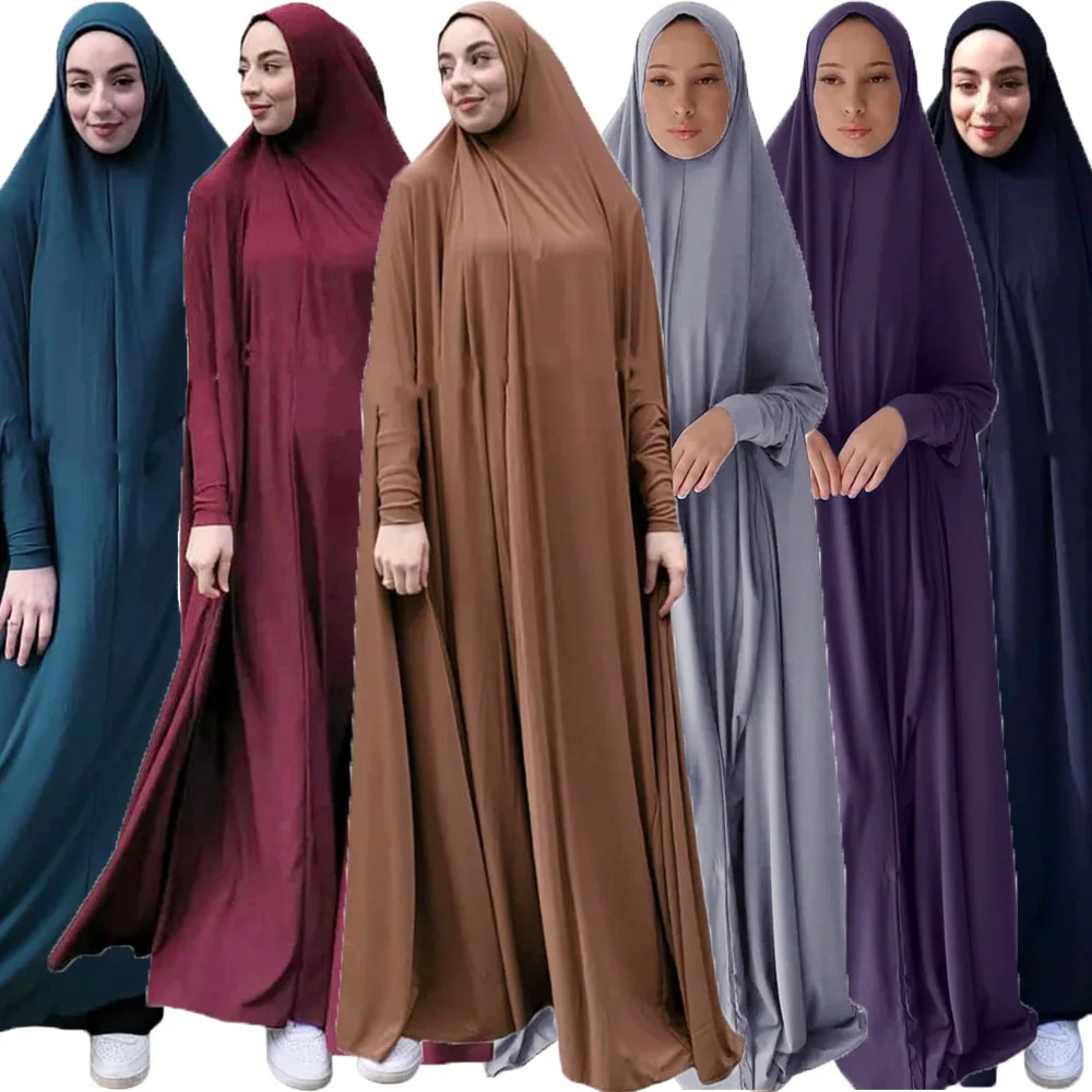 祈り衣服イスラム教徒の女性キマールロングマキシドレストルコアラビアブルカドバイカフタンアバヤイードラマダンカフタンイスラムローブ服