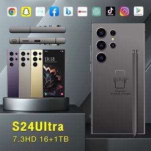 シンプルでスタイリッシュな新型スマートフォン「S24Ultra 16G+1TB 5G」は、Android 14を搭載した最新モデルに対応しています。