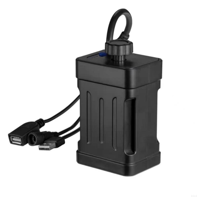 R2LB 多機能 21700 バッテリー収納ケース 8.4V 出力コンパクトバッテリーエンクロージャアップグレードサイクリングヘッドランプ用