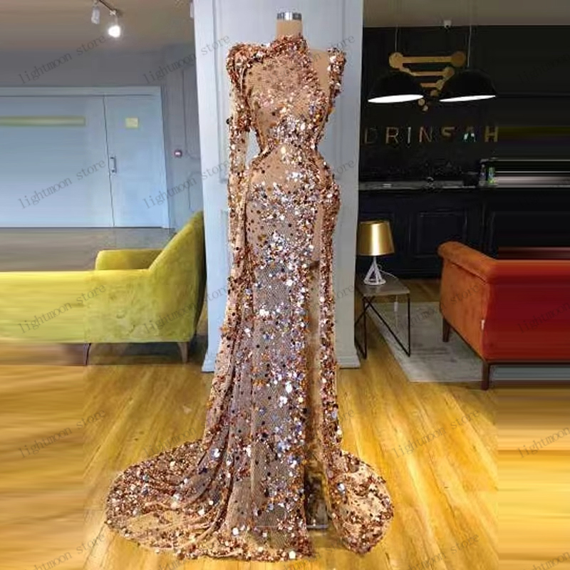 Exquisite Evening Dresses Luxury Prom Dress Beading Sequin Appliques Glamorous فساتين سهرة Elegant Vestidos De Gala Customized