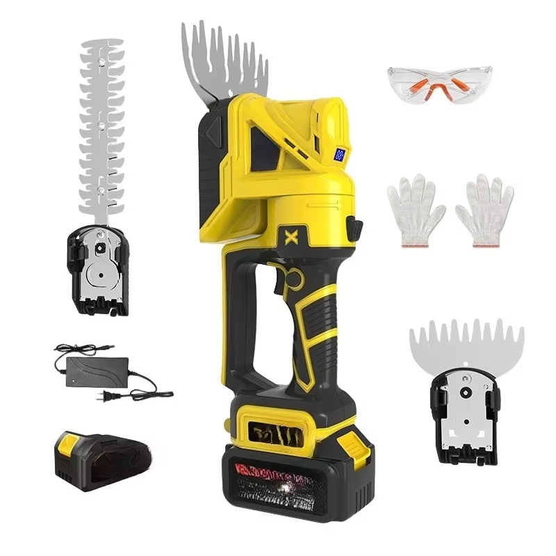 ブラシレス電動ヘッジトリマーコードレス 2 で 1 芝刈り機剪定鋏ガーデン電動ツール Dewalt 20V バッテリー