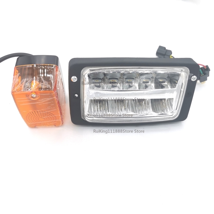 斗山、徐公、リンゴン 150 ラウンド掘削 LED ヘッドライトアセンブリウインカーアセンブリタイヤショベルアクセサリー