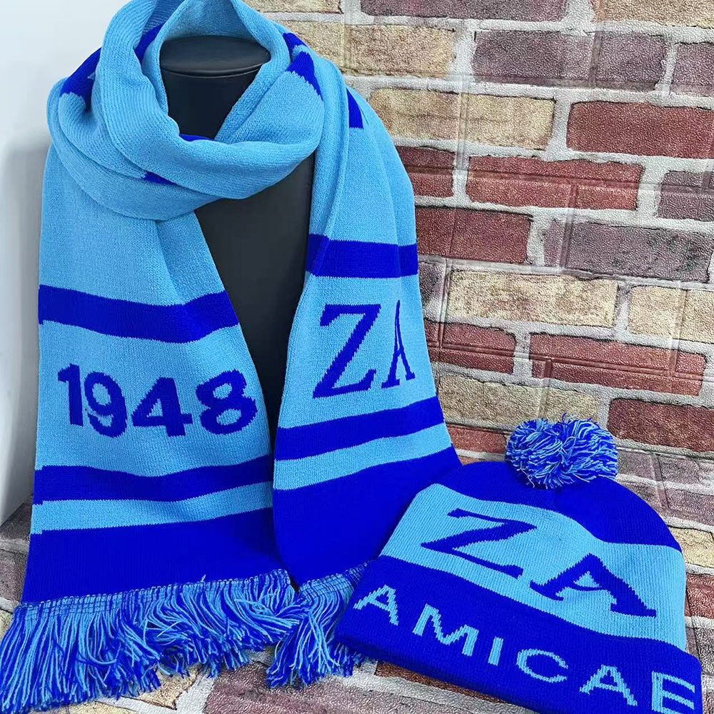 Zeta Amicae 1948 女子学生クラブ協会ニット スカーフと帽子セット