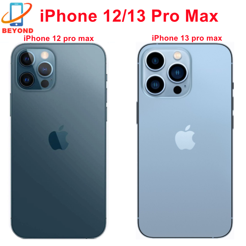 Apple iPhone 12 Pro Max / 13 Pro Max 128/256/512GB ROM オリジナル 6.7" Retina OLED RAM 6GB Face ID NFC ロック解除済み 5G 携帯電話