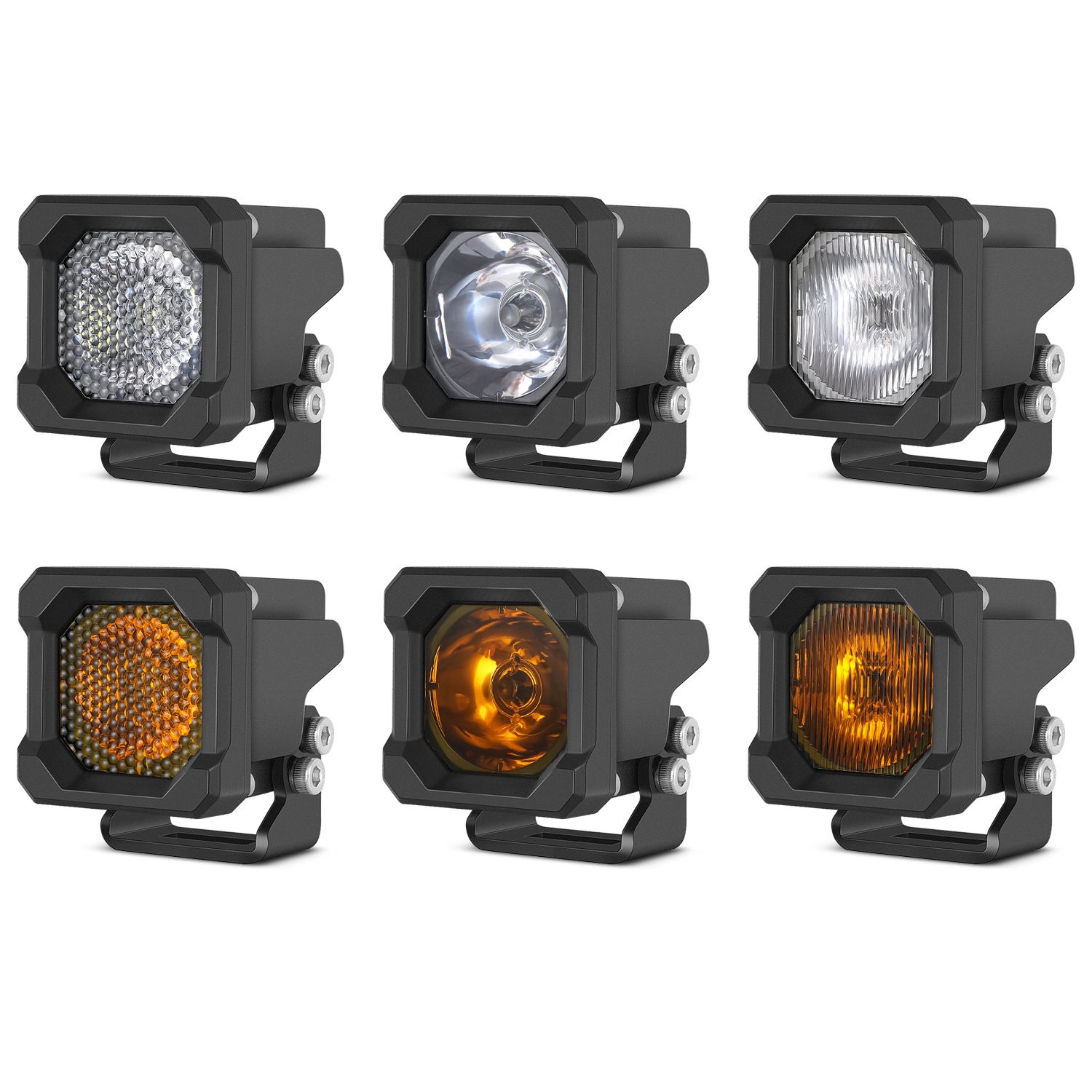 LED ヘッドライト ライトキット、2 インチ 50W スポット ミニ キューブ ワーク ドライビング ポッド ライト オフロード トラック ATV UTV バイク 12V DC プラグアンドプレイ用