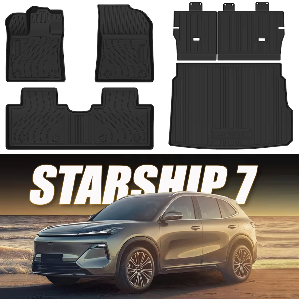 吉利銀河スターシップ 7 EM-i 2025 2026 車のフロアマット全天候プロテクターフットパッド防水カーゴライナーアクセサリー