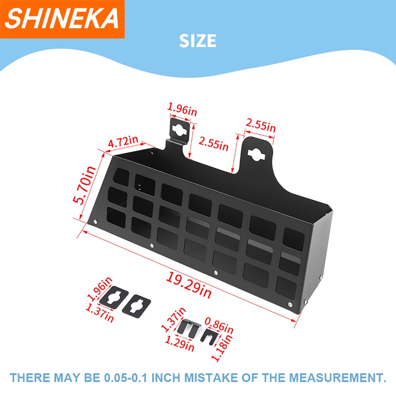 SHINEKA 金属車のトランク収納ボックス修正されたテールボックス収納ラック奇瑞 Jetour トラベラー T2 2023 2024 アップインテリアアクセサリー
