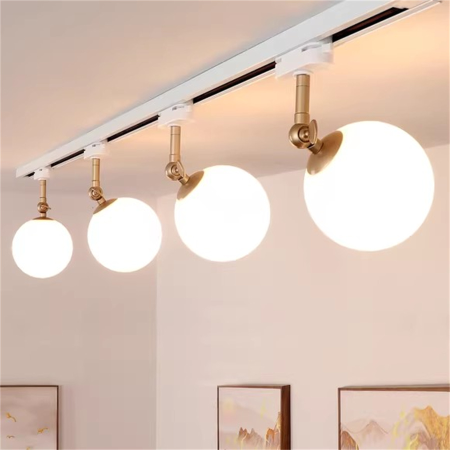 10 ワット G9 ガラスグローブ Led トラックライト現代 LED トラックレール天井スポットライトリビングルームキッチンスポットライトショップ装飾