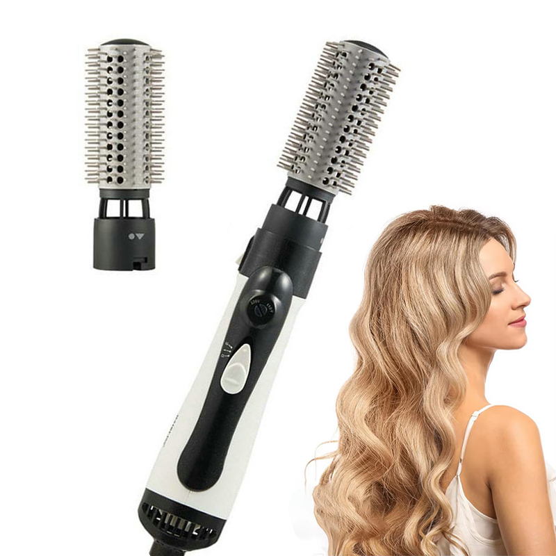 Hot Air Brush One Step Hair Dryer Brush Volumizer Dry Straighten Curl Comb 4 in 1 Salon Negative Ionic Hair Styler for Women