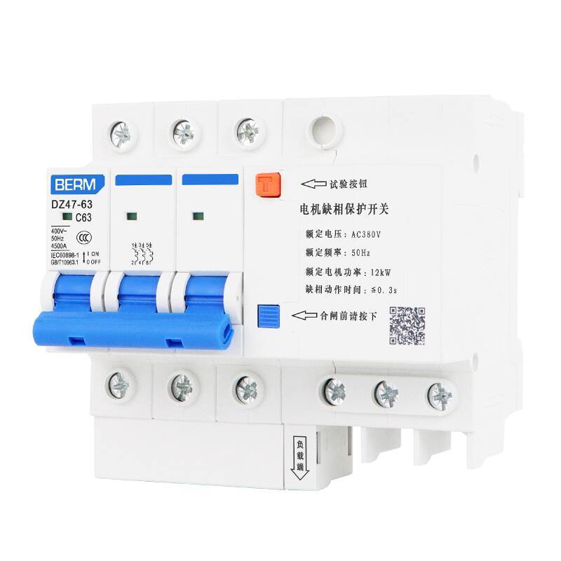 DZ47S-63 ML1E-63 プロテクターエアスイッチサーキットブレーカー 220V 漏電保護家庭用 63A DZ47S
