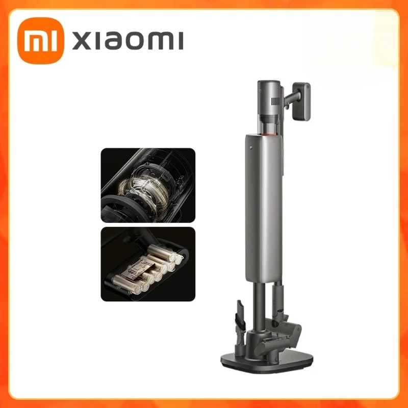 XIAOMI MIJIA ワイヤレス掃除機 3 ベース版ホームハンドヘルドダストキャッチャースイープ 260AW 強力なサイクロン吸引 MIHOME アプリ